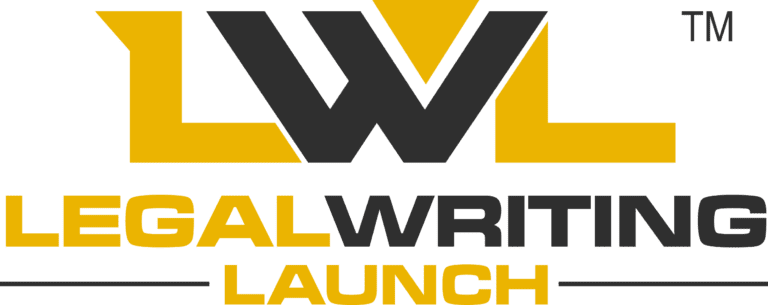 Legal Writing Launch Logo with Trademark
